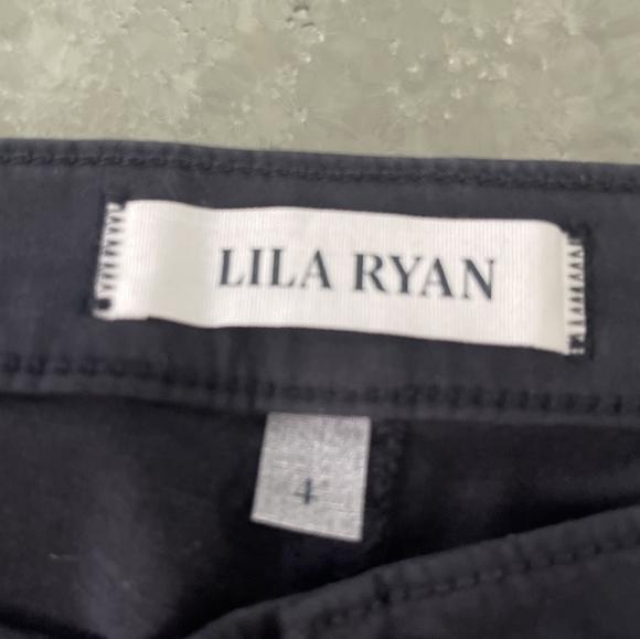 Nwot LILA RYAN Navy Blue‎ Pants Size 4 - Picture 3 of 4